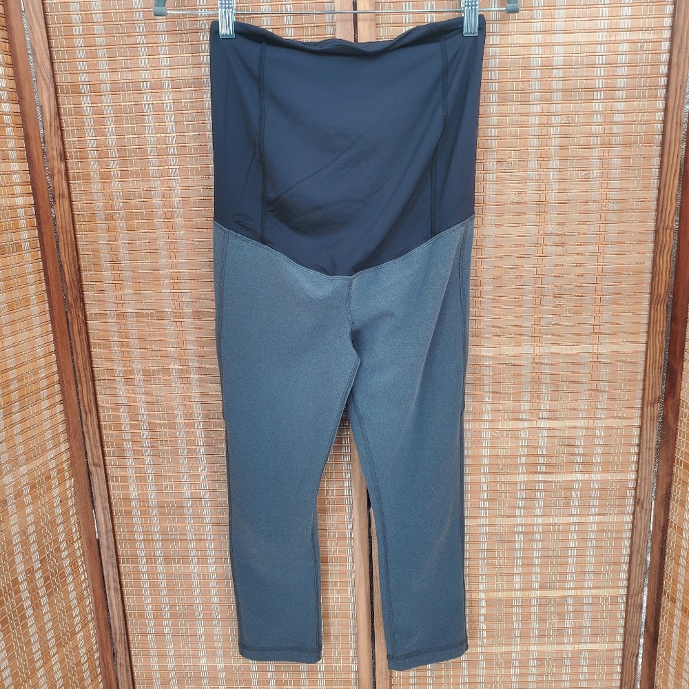 ♧ Isabel Maternity Leggings Heather Gray Size Small